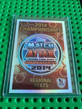 Match Attax 2014 World Championships Regional Heats RARE CARD