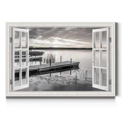 Nature Canvas Wall Art Modern Paintings & Prints Decorations Cloudy Sky Docks...