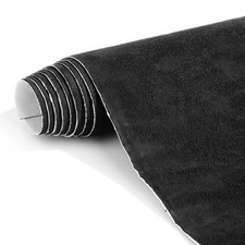 Suede Wrap Self-Adhesive Black Car Interior 17in 17X70 Inch,