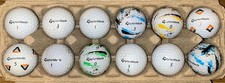 12 x TaylorMade Golf Balls – Mixed Models / Pix Style – Used Golf Balls