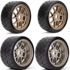 Powerhobby 18 Gripper Front Rear 4254100 Belted Tires Gold V2 Arrma Felony