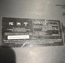 iCraie CMP840 BUN-BK-H 10.1" Android Tablet 16GB 3gbWi-Fi Black