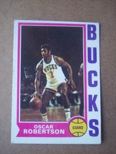 1974-75 Topps basketball Oscar Robertson card #55 VG