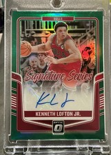 2024-25 Panini Donruss Optic - Signature Series Kenneth Lofton Jr., Kenneth...