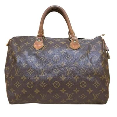 Louis Vuitton ハンドバッグ ブラウン Louis Vuitton Speedy 30 Monogram Boston Bag Handbag 250325C Brown