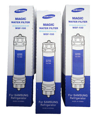 3er Pack - Original Samsung WSF100 Kühlschrank Kühlschrank Wasserfilter Kartusche