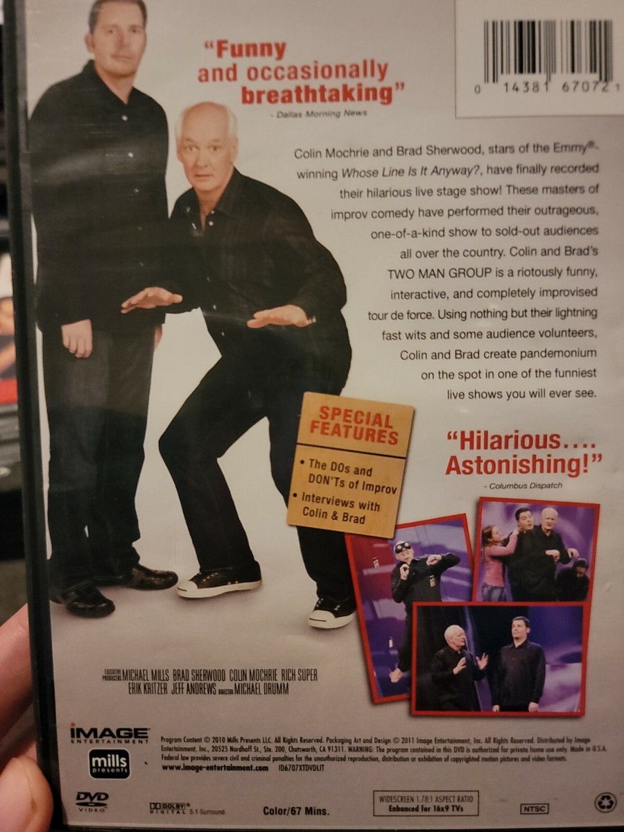 Colin Mochrie & Brad Sherwood Two Man Group DVD Live & Dangerous