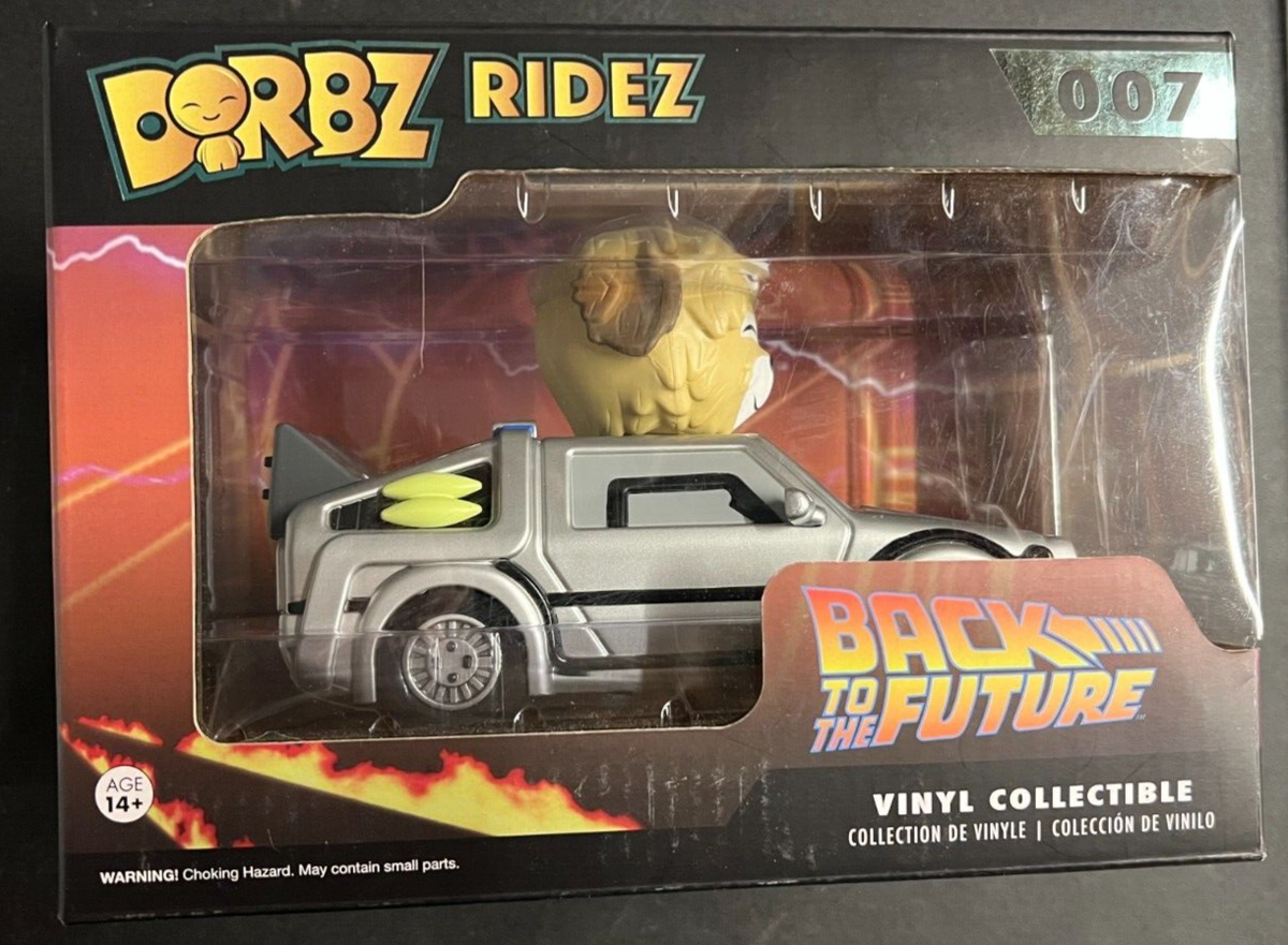 【新品未開封】Funko Dorbz デロリアン With Einstein Funko Dorbz Rides Back To The Future Movie Delorean With Einstein