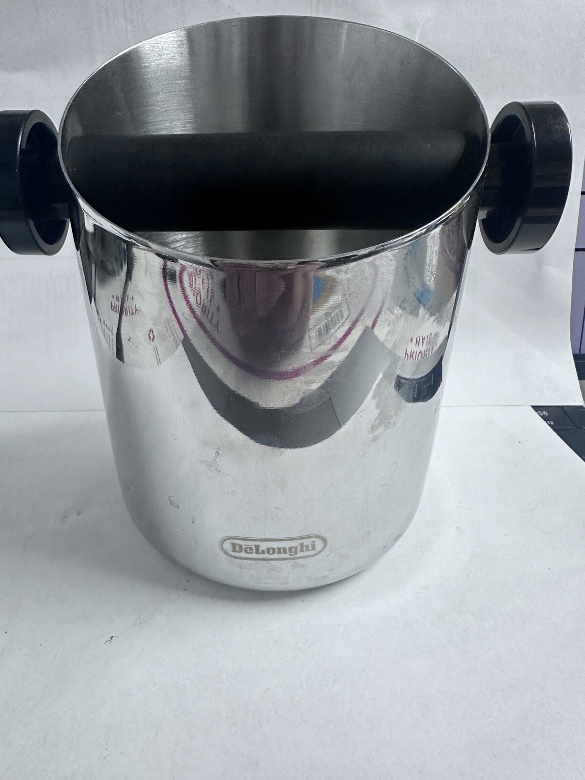 DeLonghi DLSC059 Coffee Knock Box Stainless Steel Italy eBay