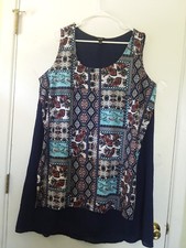 Naif Plus Size Layered Shift Dress 1x