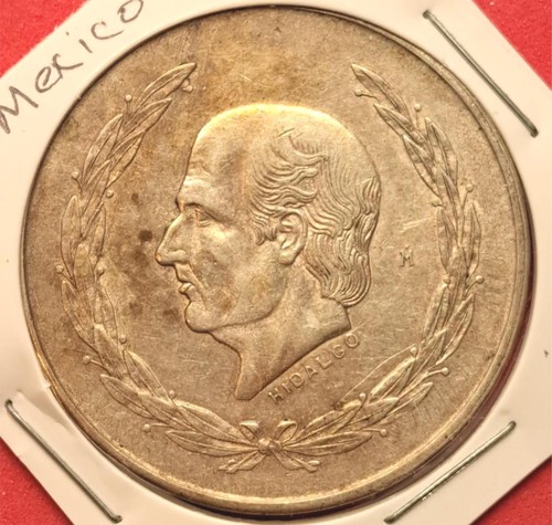 1953 Mexico 5 Pesos Silver Coin – Hidalgo – .720 Silver – (9.47) - Picture 2 of 2