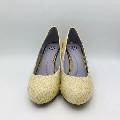 Johnston & Murphy Womens Shoes Size 7.5 M Heels Stiletto Snake Print Slip On - Picture 3 of 12