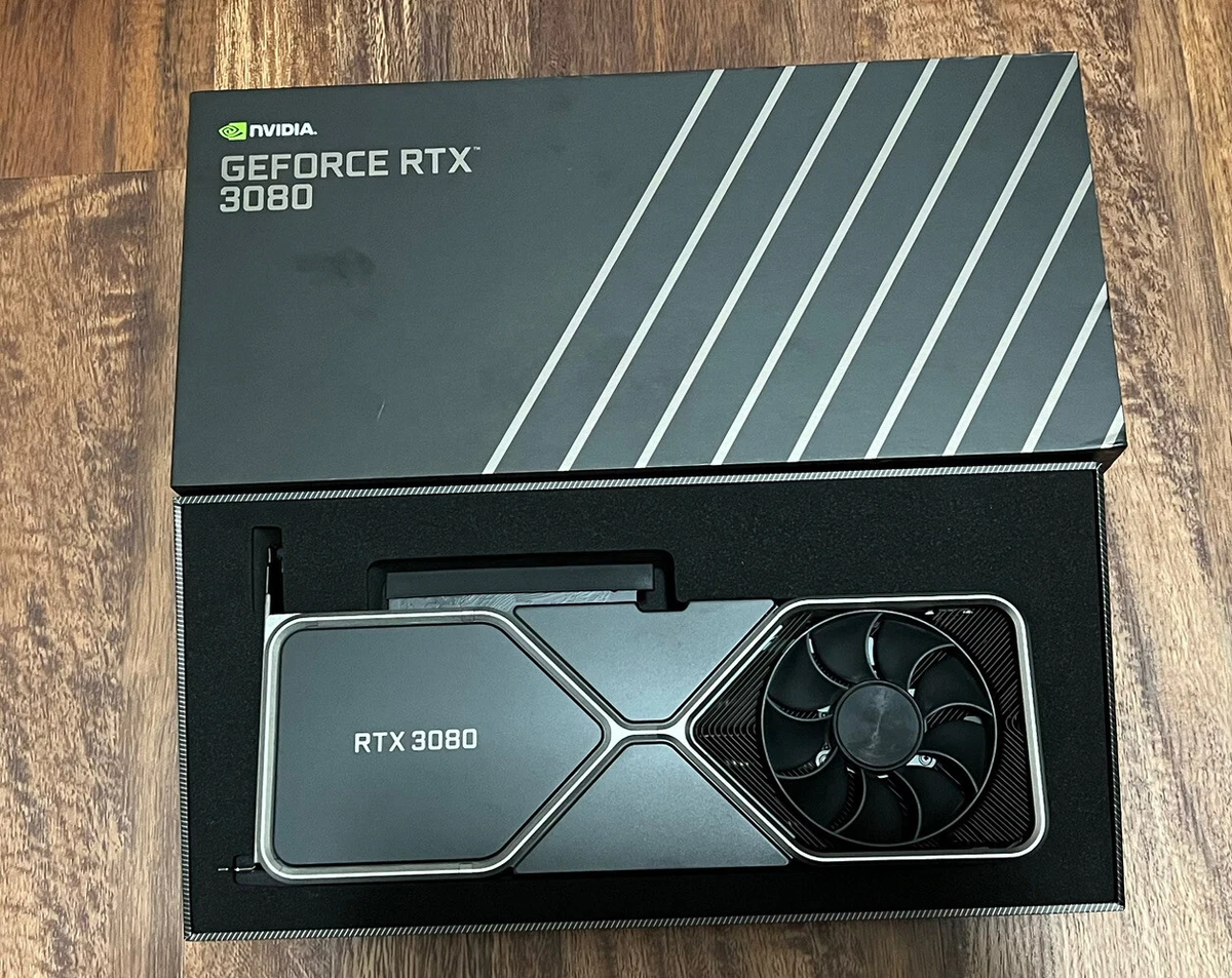 NVIDIA GeForce RTX 3080 Founders Edition 10GB GDDR6X Graphics Card -...