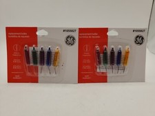 10 GE 2.5 Volt Multi-Color Mini-Light Replacement Bulbs - 1055827 - NEW