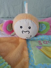 Monkey Baby Activity Lovey Teether Peek-a- Boo Squeaker 2013 Manhattan Toy Co.