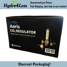 Co2 Regulator by Aeris/Grow 1 Greenhouse Grow Room Pressure Gauge Regulator