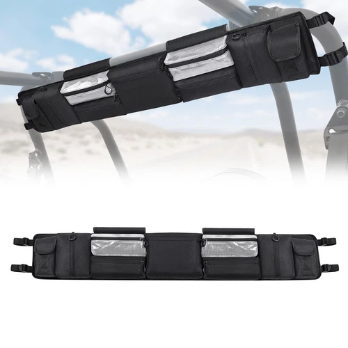 1x UTV Roll Cage Organizer Cargo Storage Bag for Polaris Ranger RZR SXS 4X4 Mule