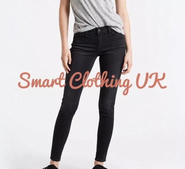 Levi's 710 super cheap skinny black jeans