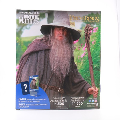Mcfarlane Movie Maniacs Gandalf the Grey Lord of the Rings Limited Edition - Picture 5 of 7