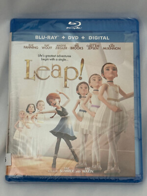 Leap! (BLU-RAY + DVD + DIGITAL, 2016) - - BRAND NEW - -