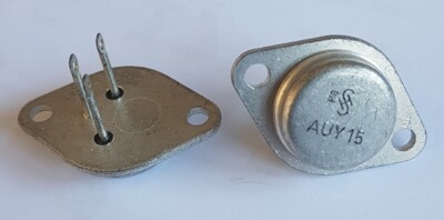 AUY15 SIEMENS Germanium Power PNP Transistor 10A, 65V, 1 Stück