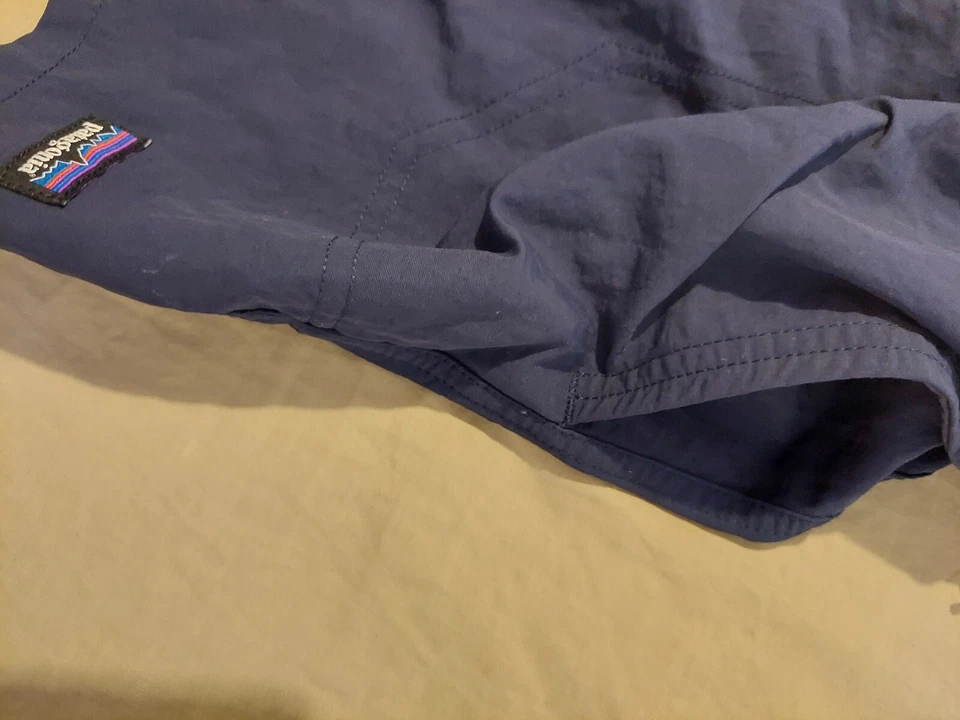 Pantalones Cortos Patagonia M Medianos Azul Marino Atléticos Aire Libre Senderismo Foto 2 de 4