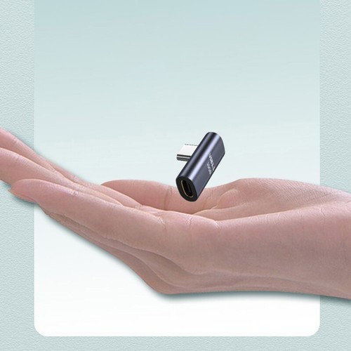 90 Degree Type-C Male to Female Extender Support USB-C 3.1 Charge Data Transfer - Zdjęcie 10 z 12