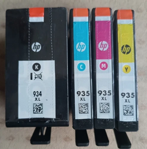 Original HP 934XL Schwarz + 935XL Cyan 935XL Magenta 935XL Gelb Tintenpatronen