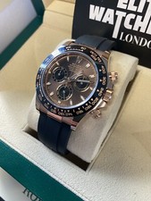 Rolex Daytona 116515ln Daytona Rose Gold Oysterflex 18ct Box And Papers 2022