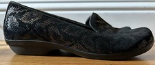 Dansko Olivia 5601060200 Women's Bronze Snakeskin Leather Slip On Loafers 6.5-7