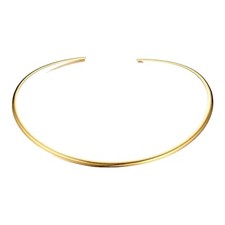 ZARD Solid Flat Choker Slider Open Collar in ...