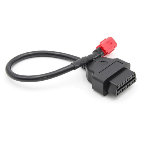 OBD2 16 bis 6 Pin Diagnosekabel Stecker Adapter Motorrad Werkzeug für Honda - Bild 2 von 7