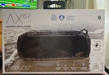 Airbuds Waterproof Wireless Speaker, AX67, Sandproof, Dustproof, NEW