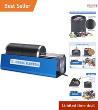 Rock Tumbler Plastic 6LB Double Drum Automatic Polisher For Kids Geology