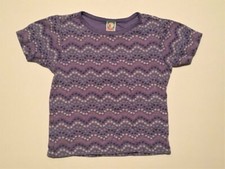 Gymboree SWEET CHIC Girls' SSl Purple Floral Top  Sz 4