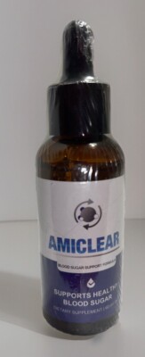 Amiclear - 3 Bottles - Healthy Blood Sugar Support Supplement Drops - 60 ML