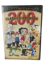 200 Classic Cartoons DVD New Collectors Edition Betty Boop Popeye Felix the Cat
