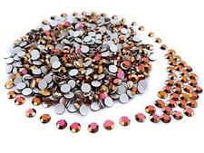 Crystal Santander Gold custom ctd Preciosa Czech Flatback Rhinestones 12-16-20ss