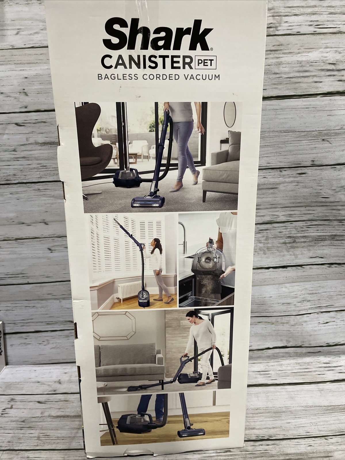 Shark CZ351 Bagless Canister Vacuum Black 622356576154 eBay