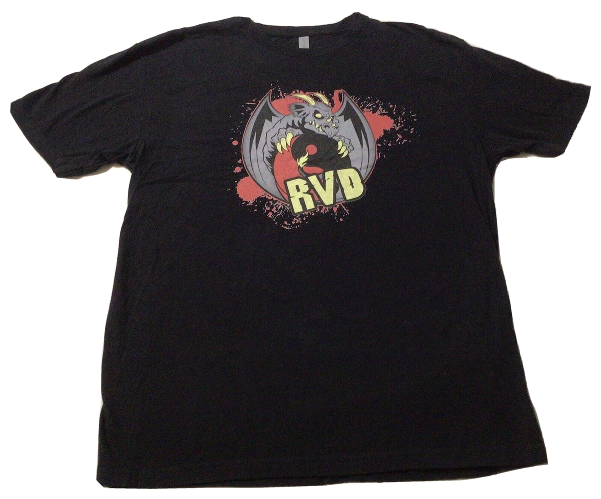 Rob Van Dam RVD: Dragon & Yin Yang Wrestling Graphic T-Shirt