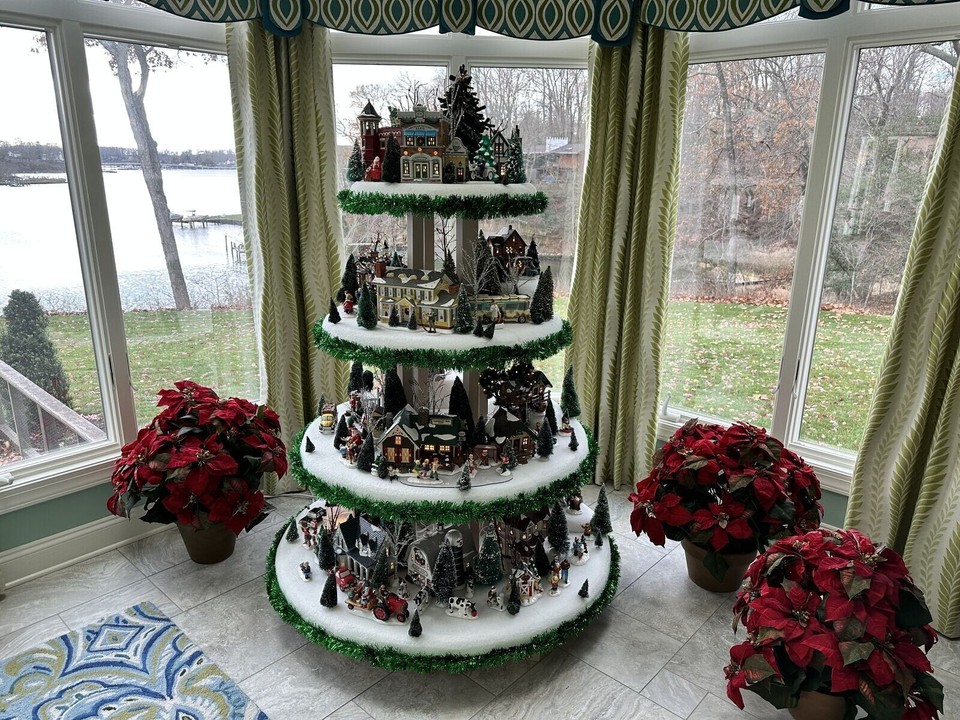 HOW TO BUILD Village Display Stand - Dept 56 Lemax Christmas Halloween ...