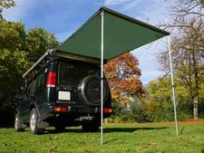 Prime Tech Fahrzeug-Markise 150x200x210 cm grün - auch für Autodachzelte