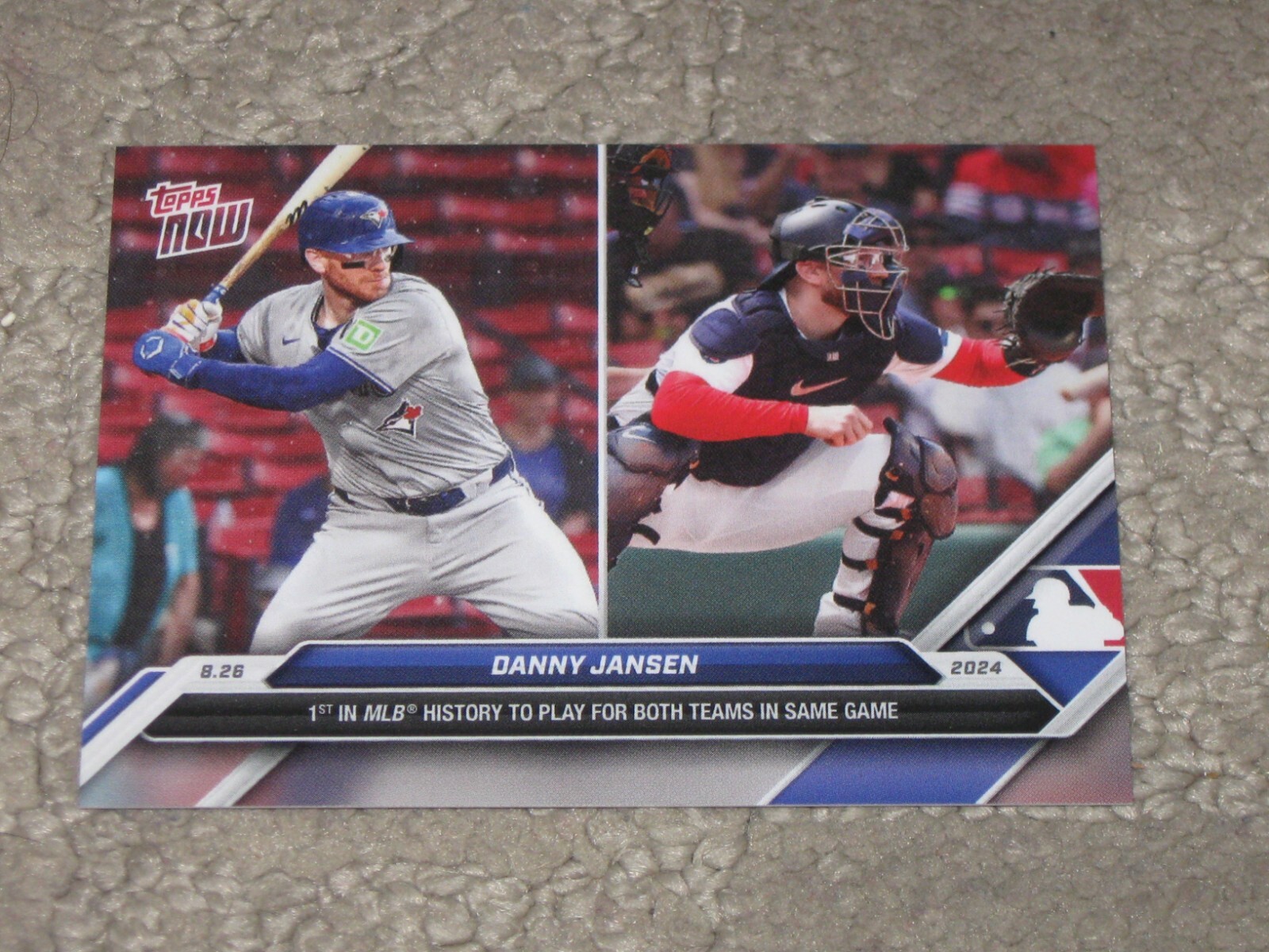 2024 Topps Now Danny Jansen #598 1st Player To Play For Both Team