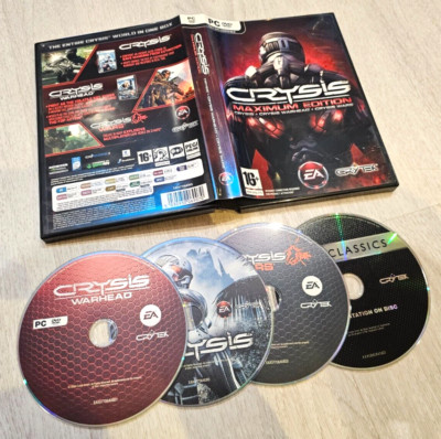 NEU Crysis MAXIMUM Edition (3 Spiele, Crysis, Warhead, Wars) PC DVD EA KOMPLETT