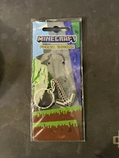 New Minecraft Iron Pickaxe Keychain by Jinx