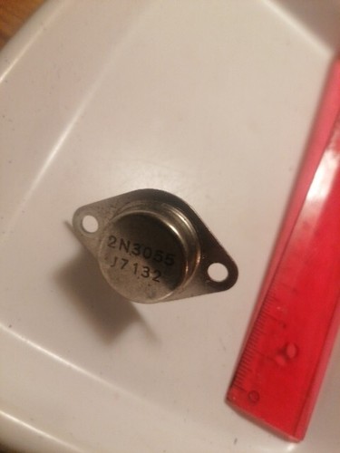 Transistor 2N3055 17132 17 132 TECH RARE TRANSISTO VINTAGE OLD Technology High End - Picture 2 of 3