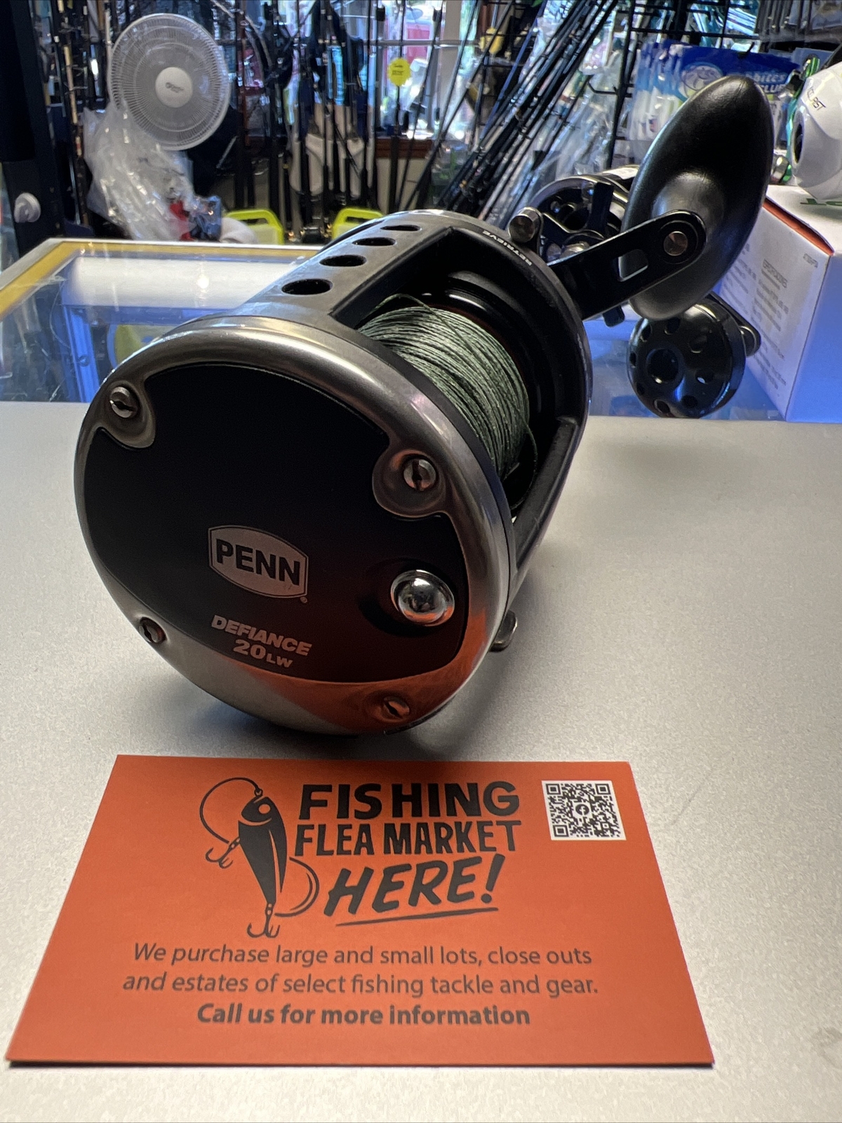 PENN Defiance 20LW Level-Wind Conventional Fishing Reel Saltwater Freshwater