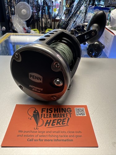 PENN Defiance 20LW Level-Wind Conventional Fishing Reel Saltwater Freshwater