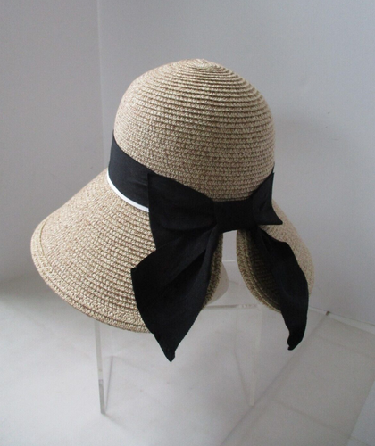 Comhats Sombrero para el Sol para Mujer Floppy Verano Playa Sombreros de Paja Accesorios Ala Ancha - Imagen 7 de 21