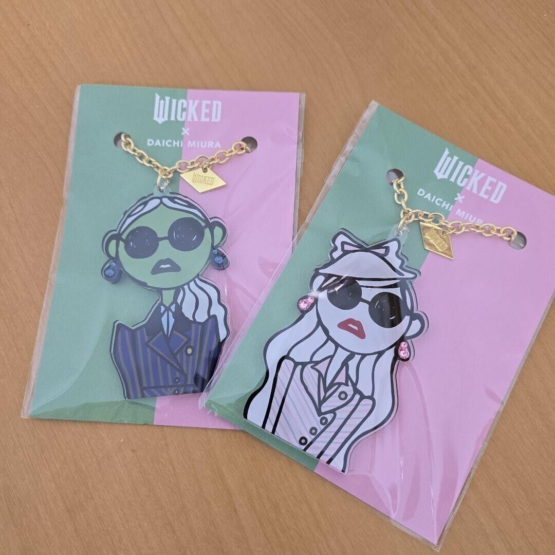 WICKED チャーム DAICHI MIURA Wicked Two Witches × DAICHI MIURA Japan Limired Acrylic Bag